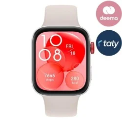 Huawei Watch Fit 3 Aluminum body Silicone Strap - White